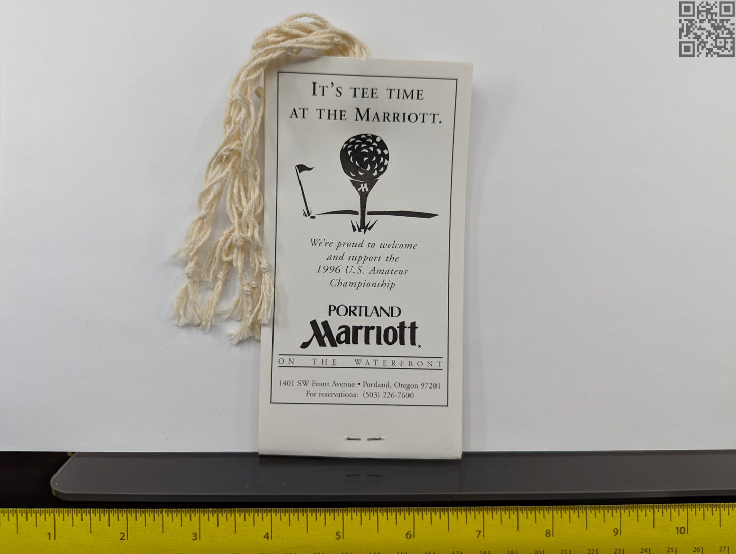 Tiger Woods 1996 USGA US Amateur Full Ticket Set 3rd Straight Amateur Win - Pumpkin Ridge