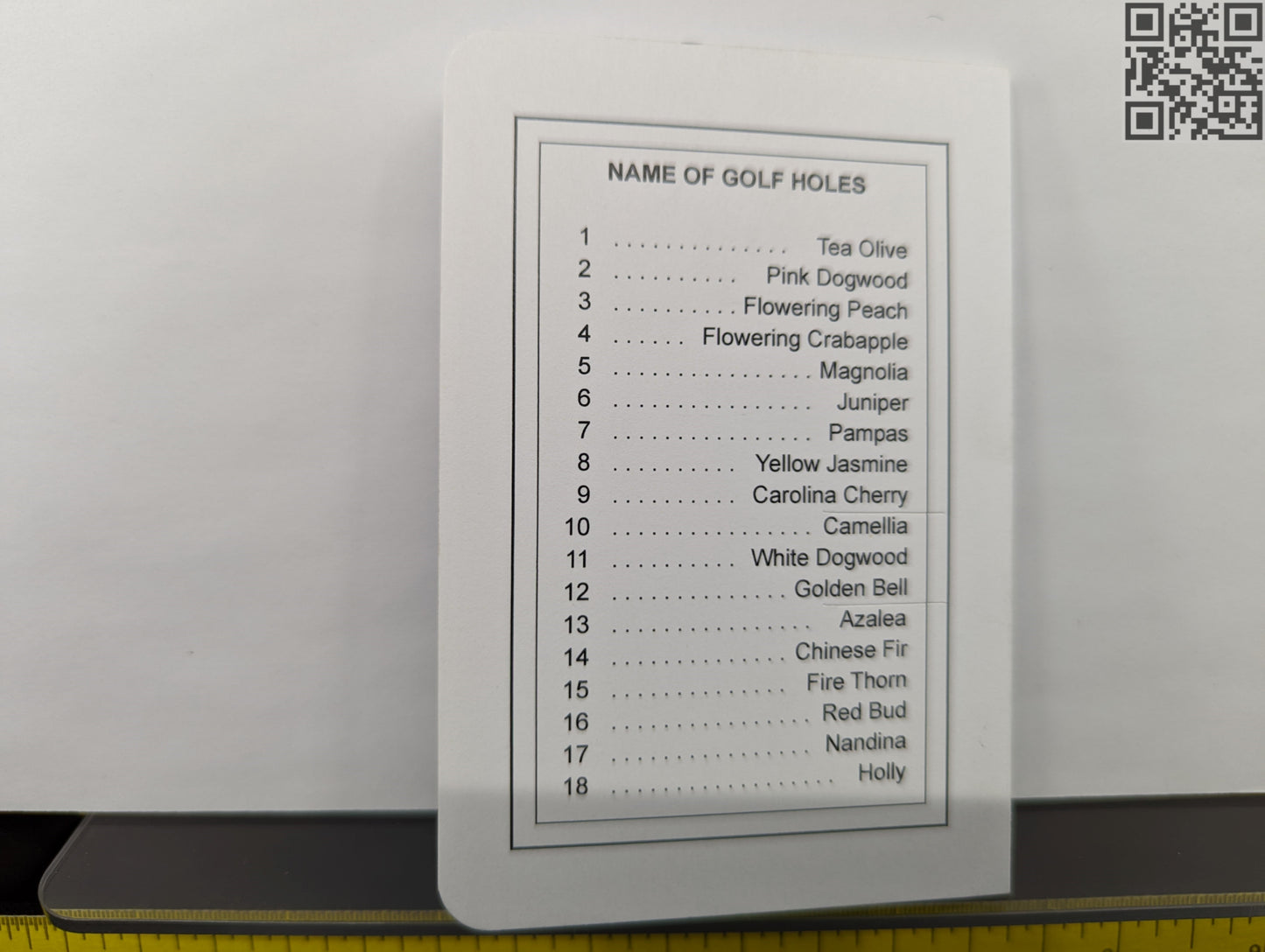 Jack Nicklaus Signed Augusta National Golf Club Members Scorecard