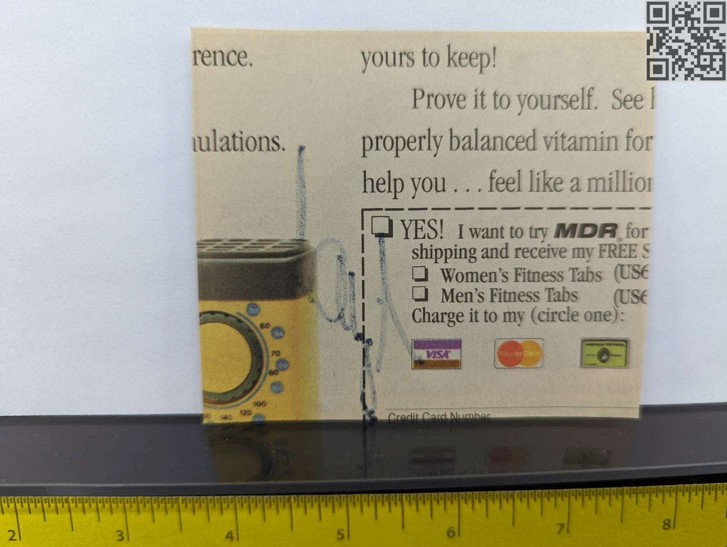 1995 Tiger Woods Signed Newspaper Clipping pre WGA Motorola Western Open Amateur