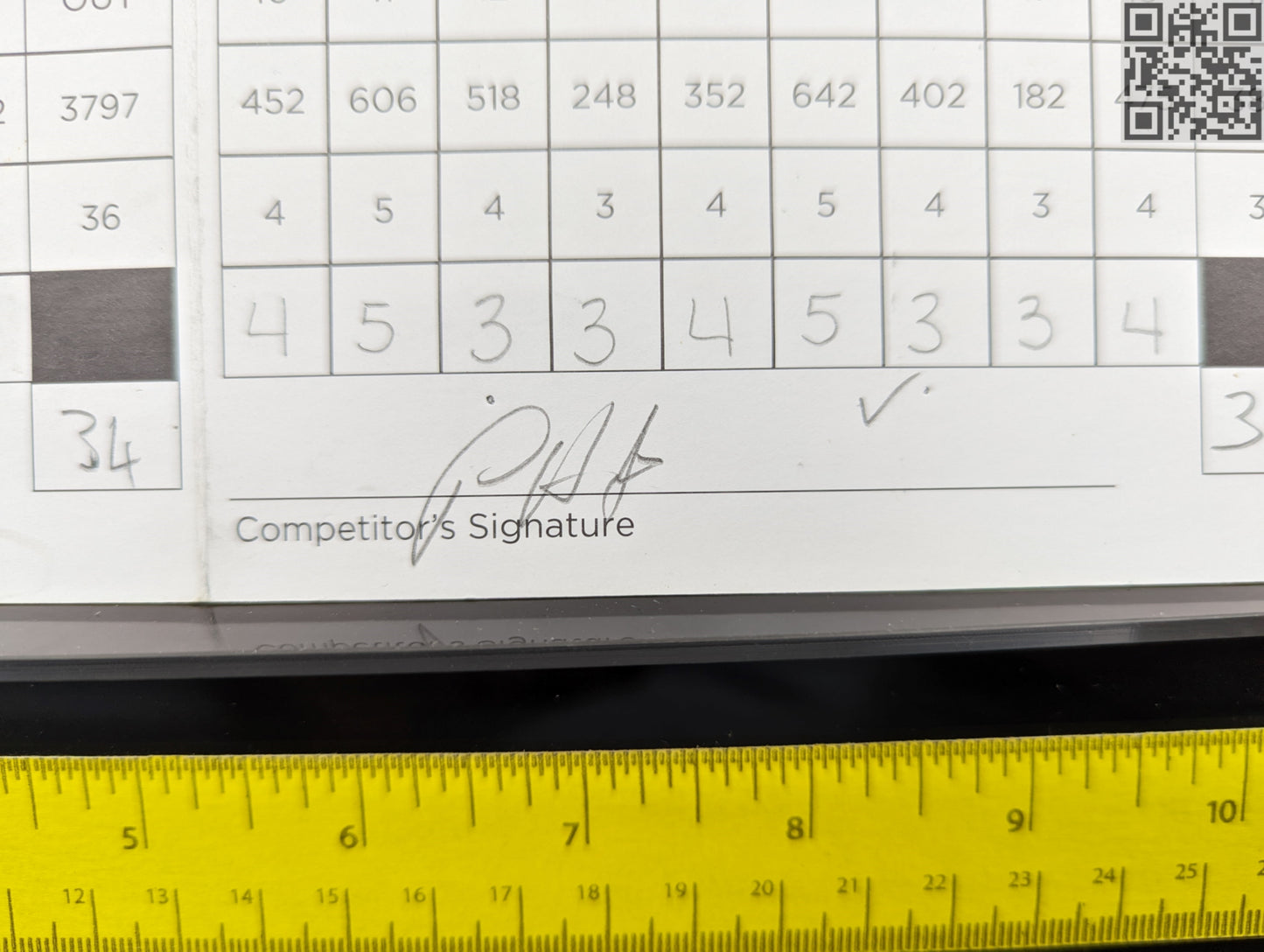 2009 PGA Championship Hazeltine Tiger Woods Signed Official Tournament Scorecard