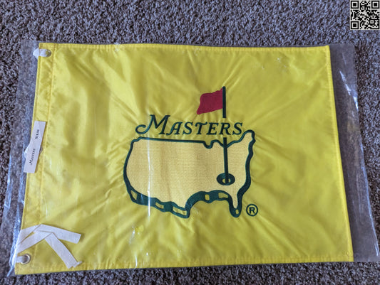 New 1997 Masters Tournament Souvenir Pin Flag Tiger Woods 1st Major Win