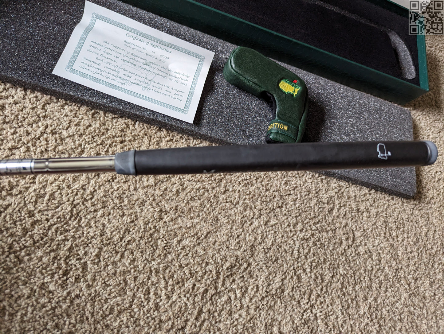 2012 Masters Tournament Limited Edition Putter 350