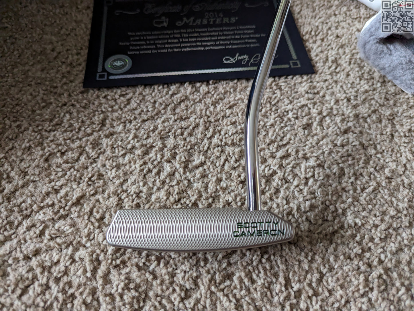 2014 Scotty Cameron Masters Tournament Limited Edition Putter 500