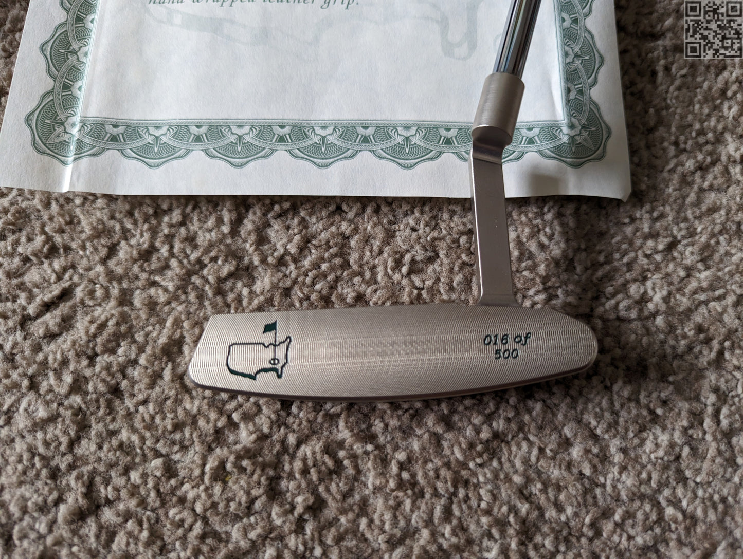 2000 Masters Tournament Limited Edition Putter 500