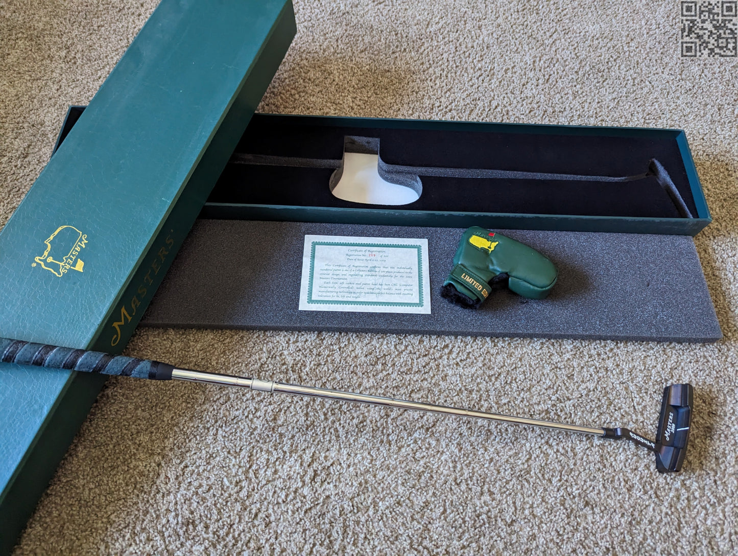 2009 Masters Tournament Limited Edition Putter 500