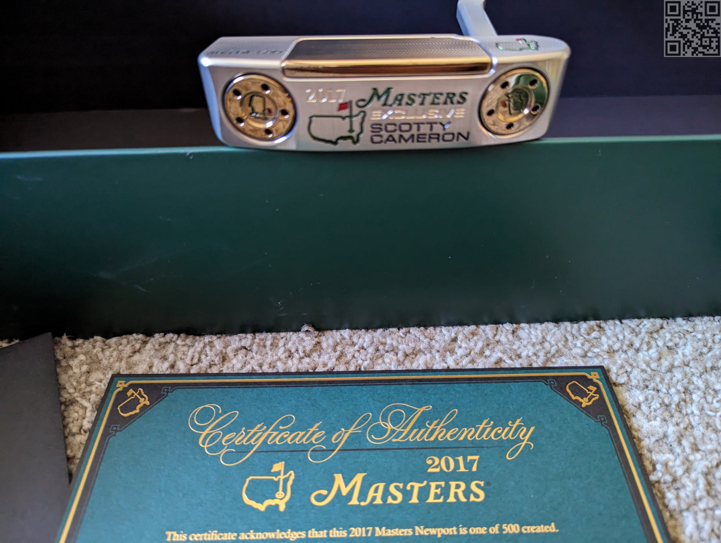 2017 Scotty Cameron Masters Tournament Limited Edition Putter 500