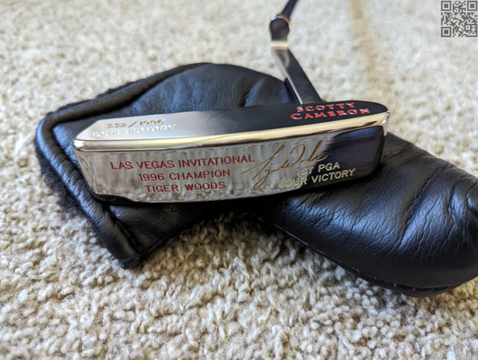 1996 Scotty Cameron Tiger Woods Las Vegas Invitational Putter 1st Win
