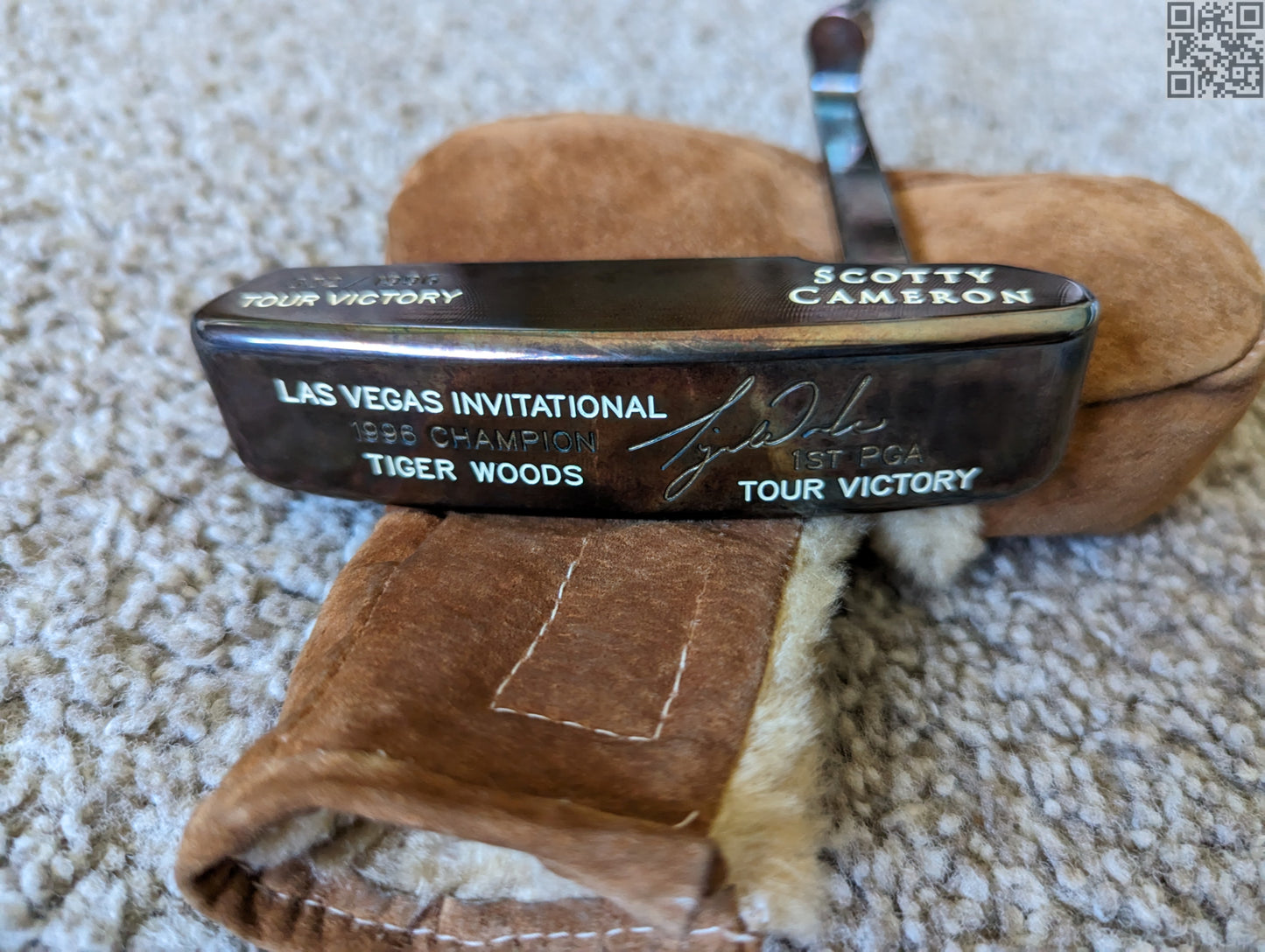1996 Scotty Cameron Tiger Woods Las Vegas Invitational Putter 1st Win