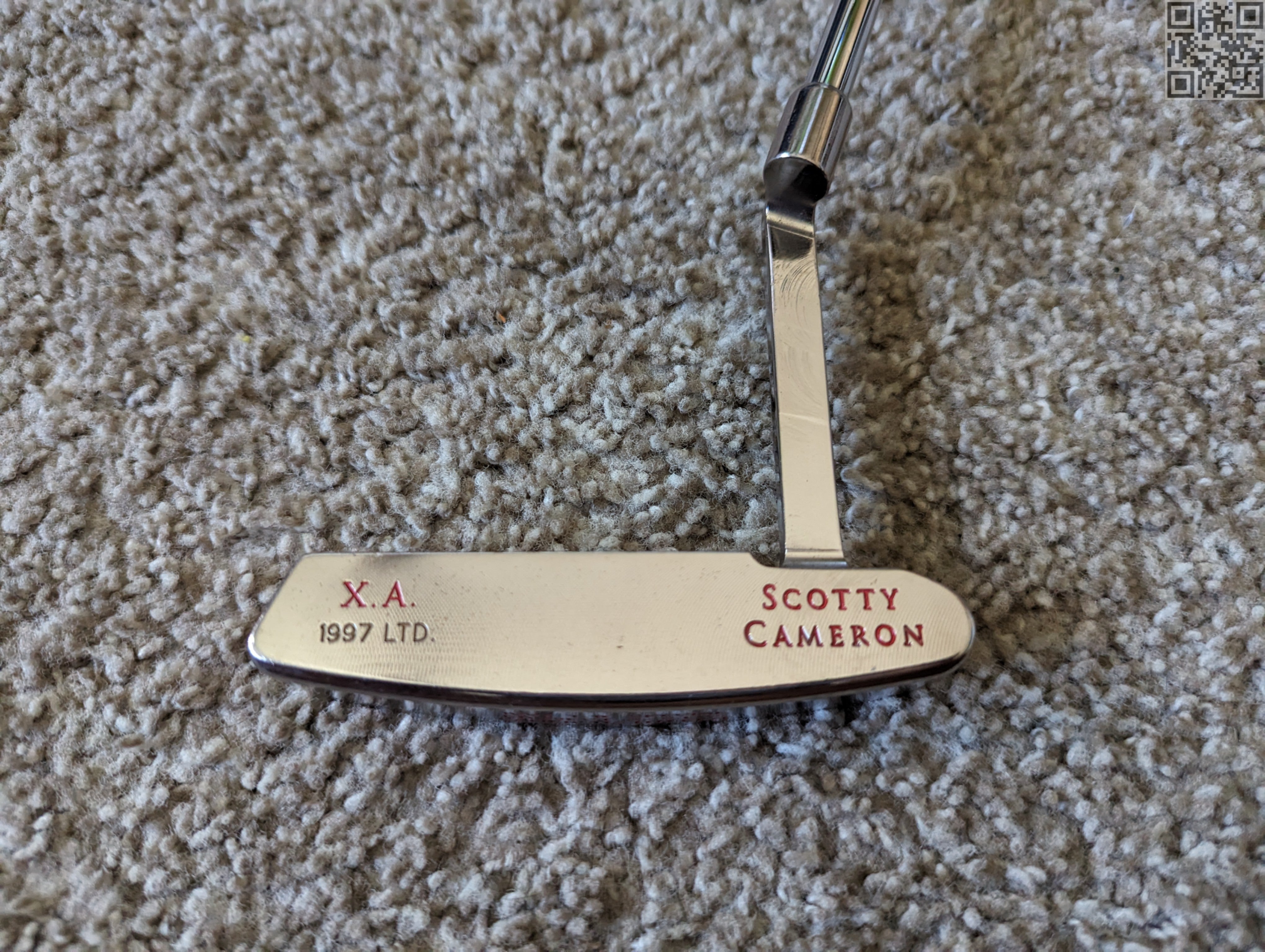 1997 Titleist Scotty Cameron Tiger Woods Scottydale TW Special Project