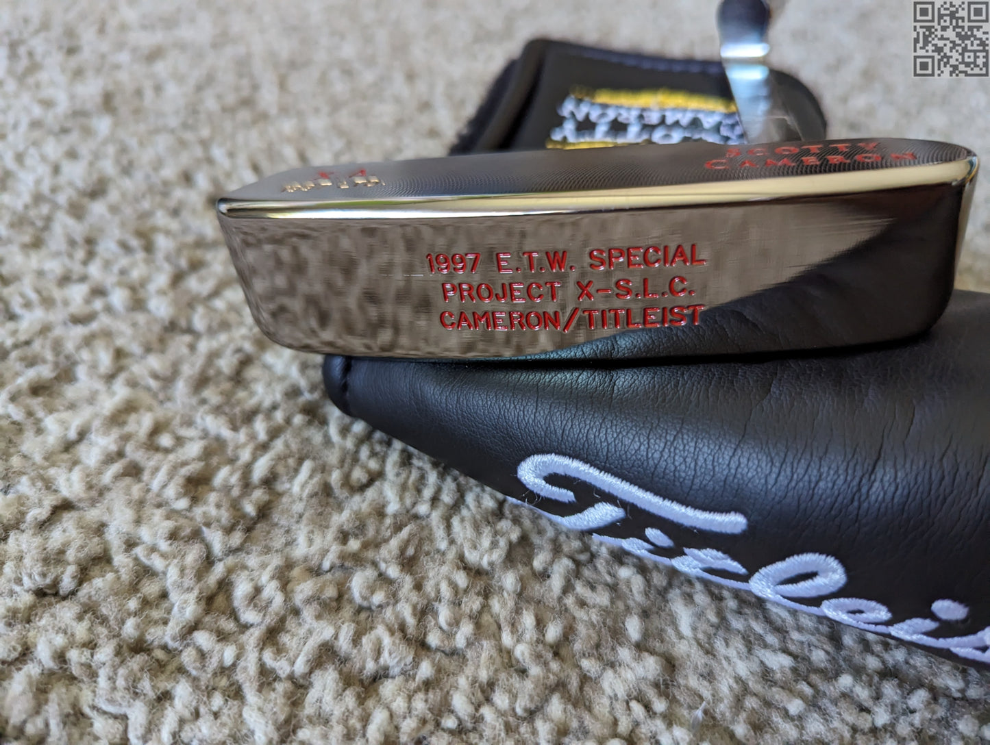 1997 Titleist Scotty Cameron Tiger Woods Scottydale ETW Special Project X-SLC Putter