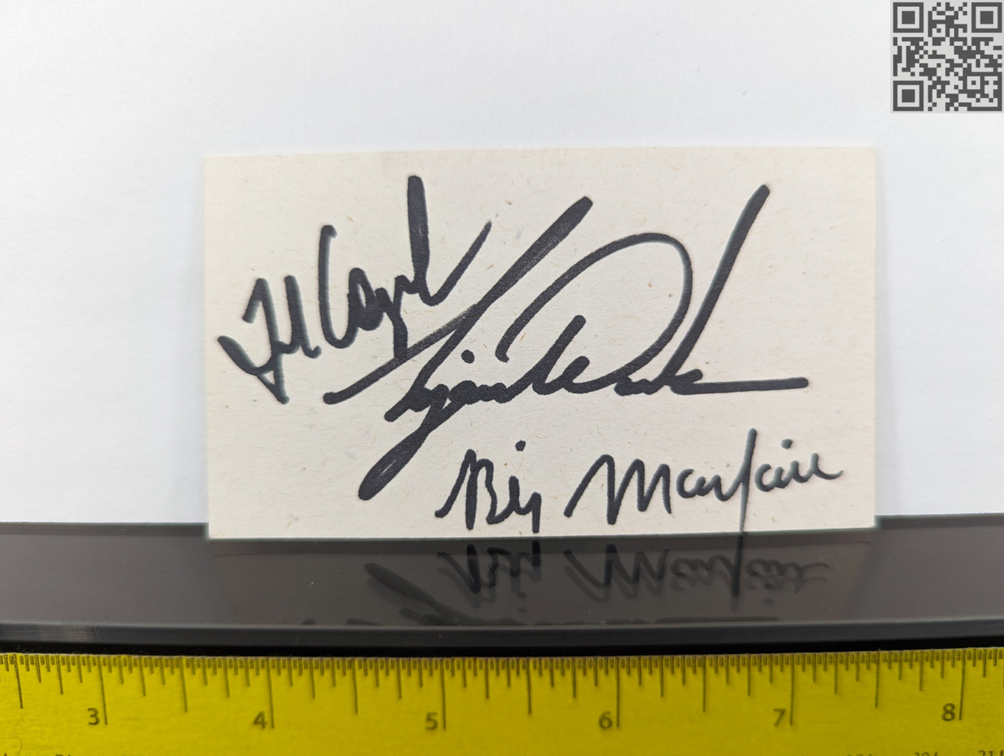 2000 Buick Invitational Fred Couples Billy Mayfair Tiger Woods Signed Business Card