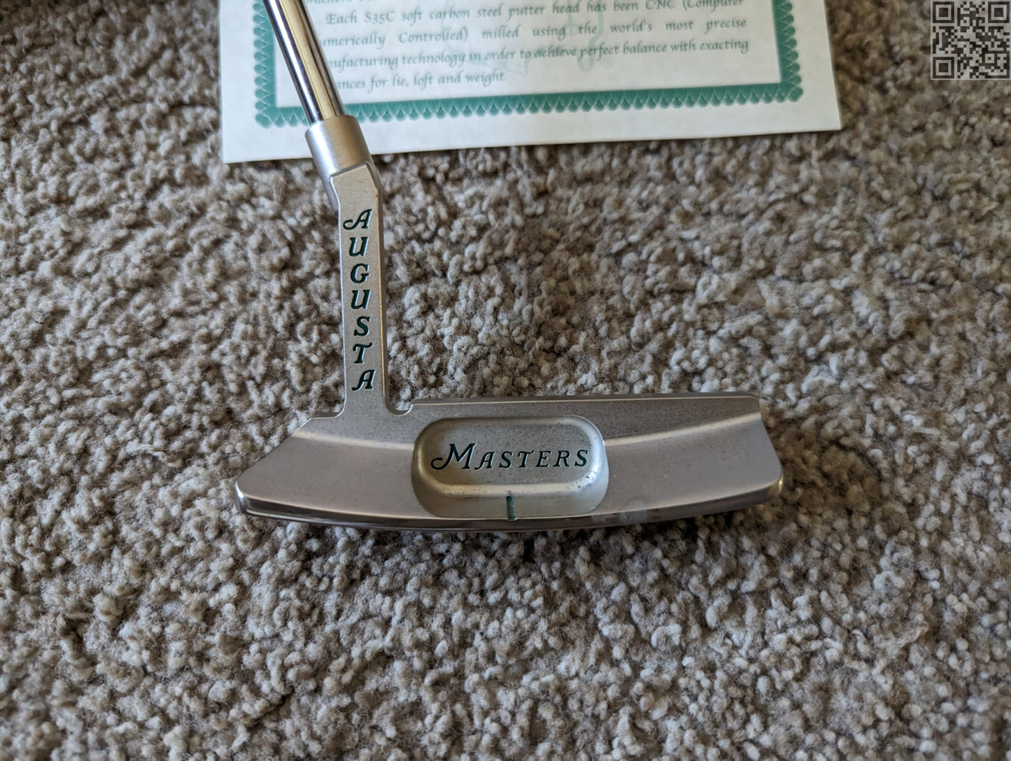 2007 Masters Tournament Limited Edition Putter 350