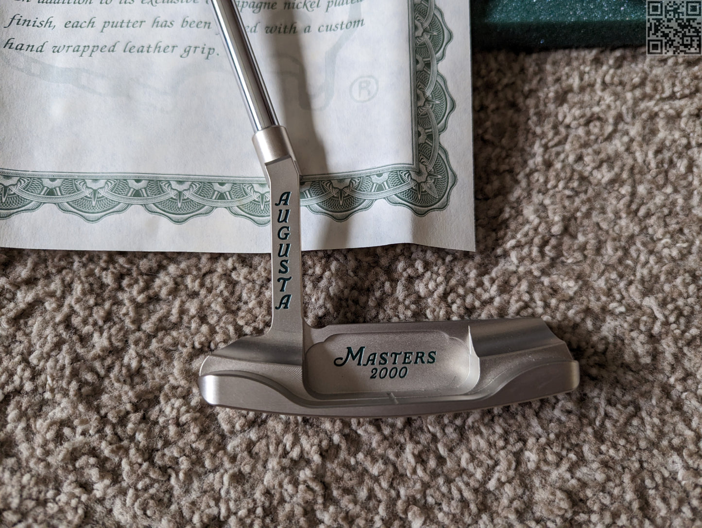 2000 Masters Tournament Limited Edition Putter 500