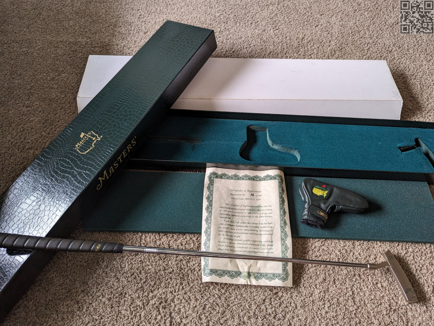 2004 Masters Tournament Limited Edition Putter 400