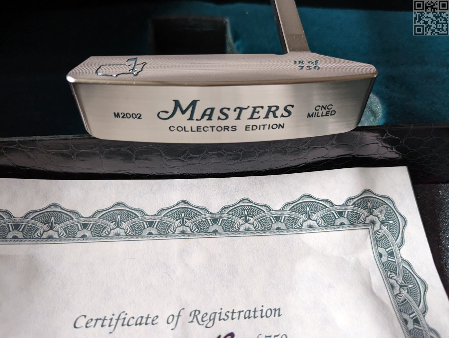 2002 Masters Tournament Limited Edition Putter 750