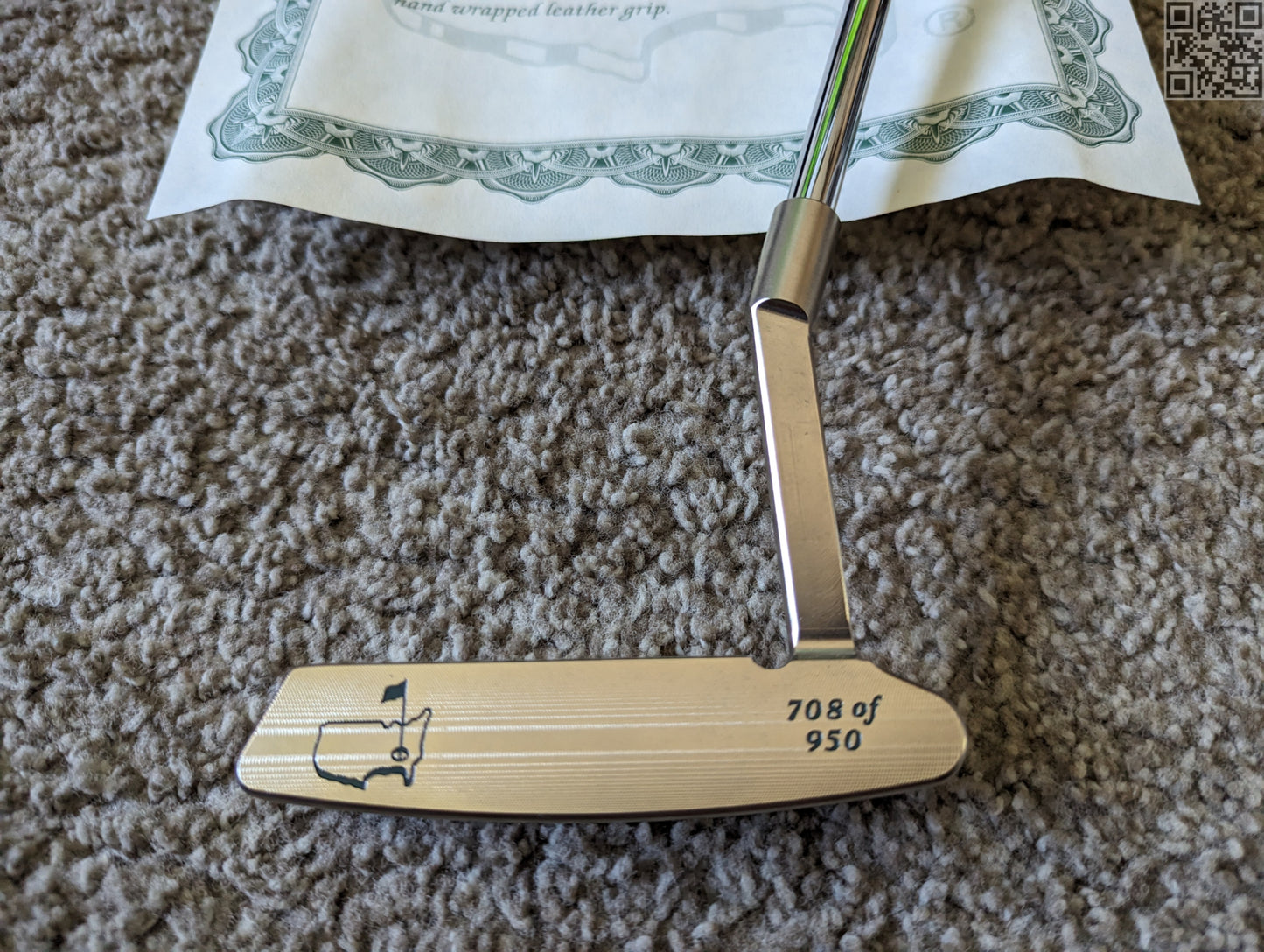 2001 Masters Tournament Limited Edition Putter 950