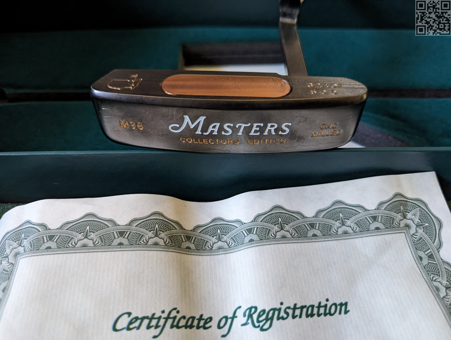 1998 Masters Tournament Limited Edition 1st year Putter 500