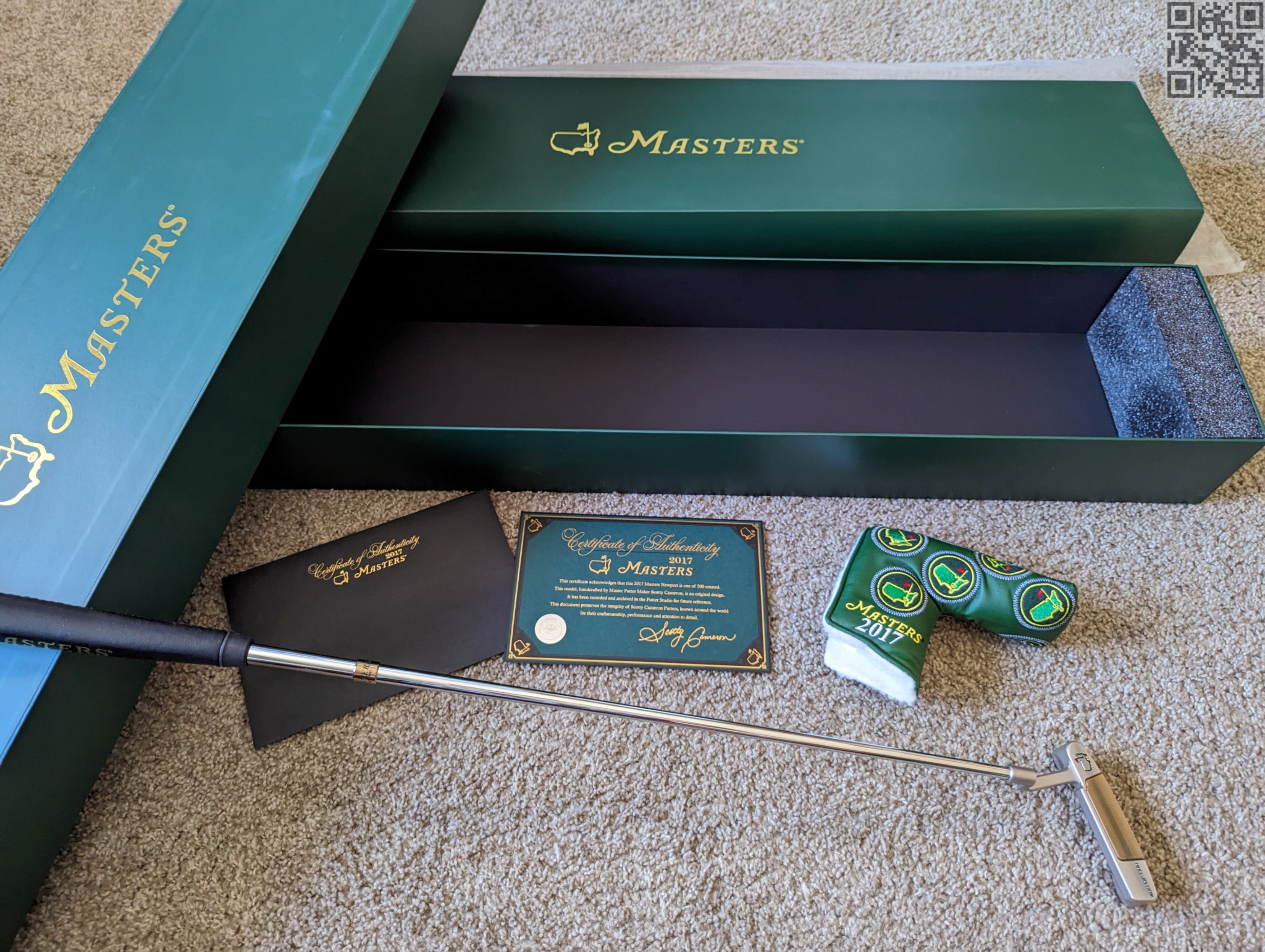 2017 Scotty Cameron Masters Tournament Limited Edition Putter 500