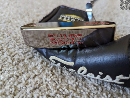 1997 Titleist Scotty Cameron Tiger Woods Scottydale ETW Special Project X-SLC Putter