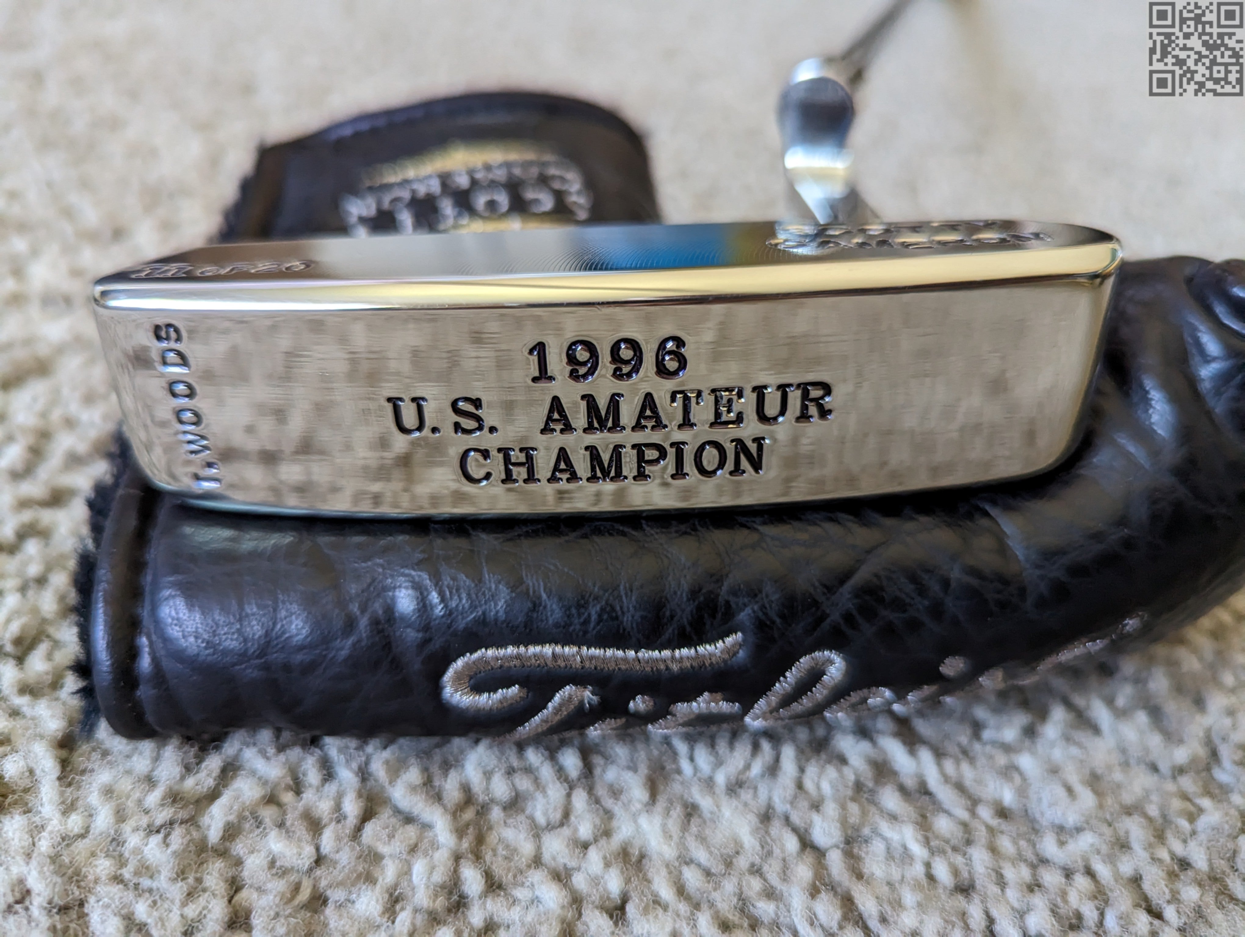 1996 Scotty Cameron Tiger Woods USGA US Amateur Champion Putter 1